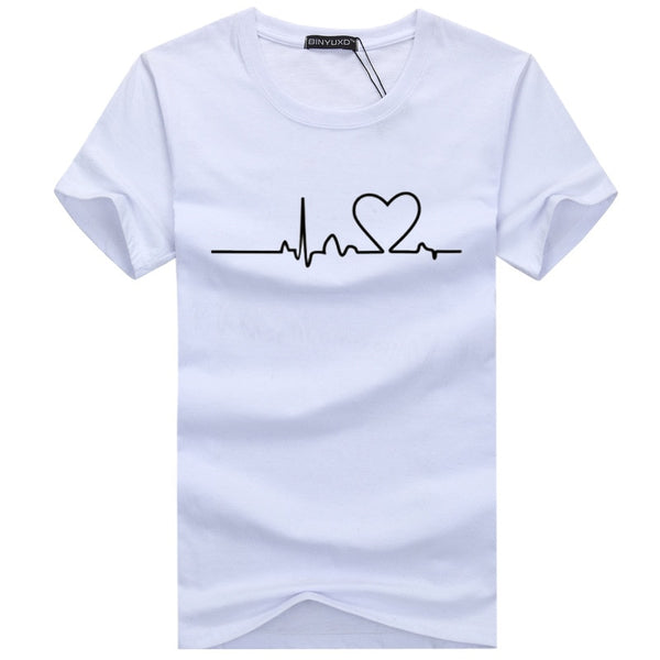 Hip Hop New men 2018 T-shirts Casual Harajuku Love Printed Tops Tee Summer Female T shirt Short Sleeve T shirt For men Clothing
